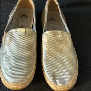 Cloudsteppers by Clarks Gold Loafers